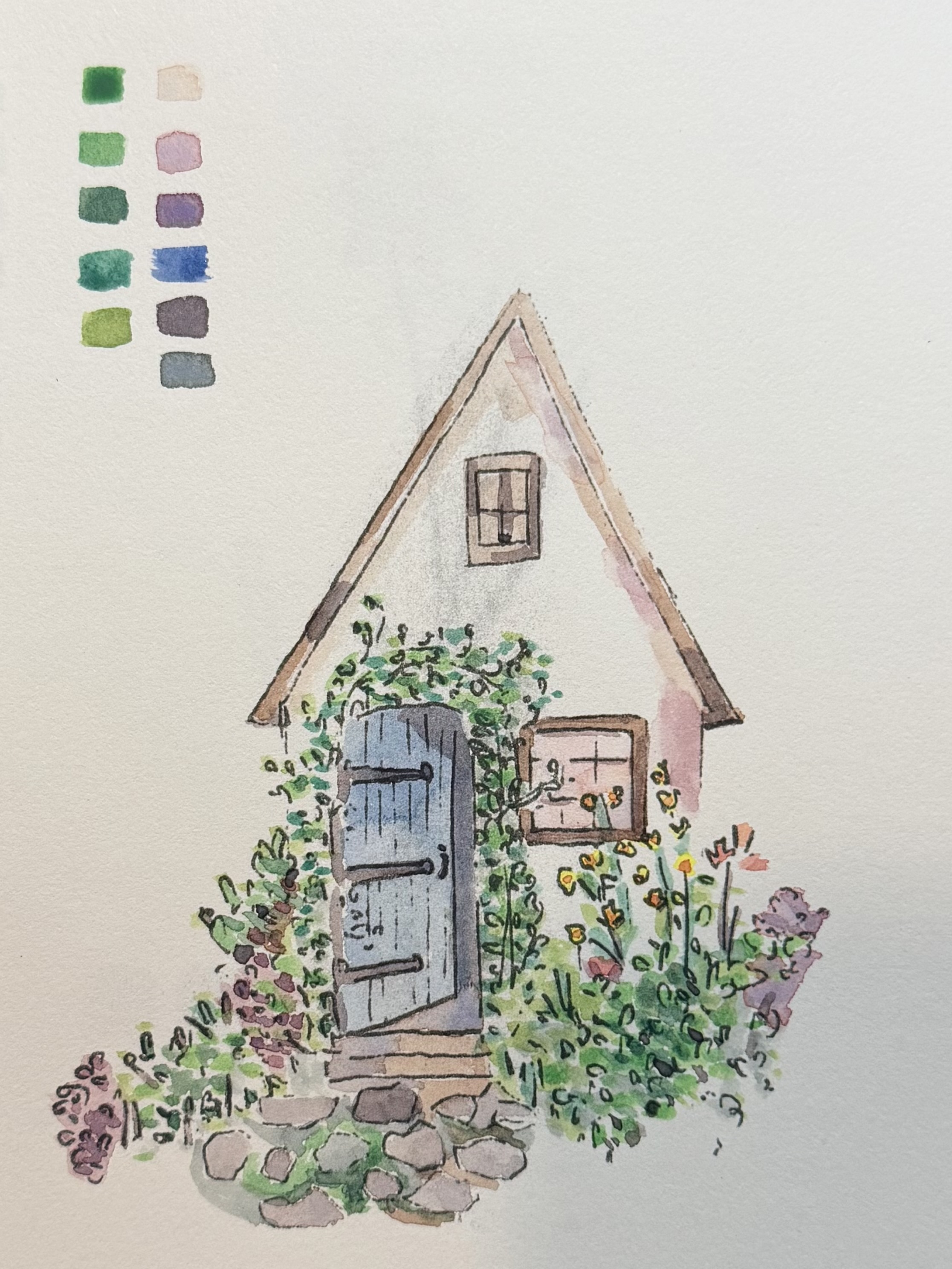 Cottage Garden Card